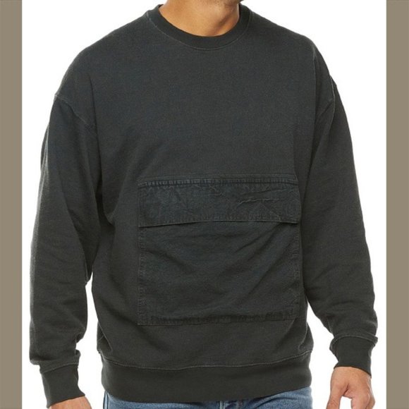 NWT, Mens Pullover Sweatshirt w Front Pocket - Picture 1 of 2